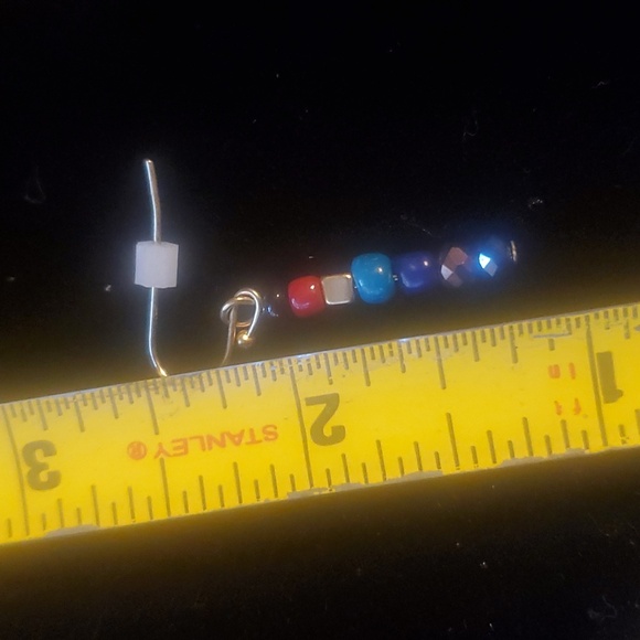 Double chain necklace with matching earings - Picture 2 of 4